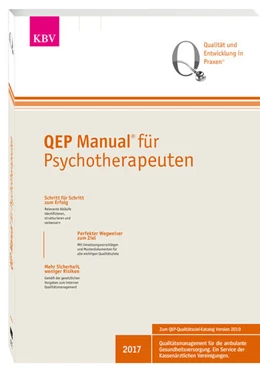 Abbildung von Gibis / Diel (Hrsg.) | QEP® Manual für Psychotherapeuten | 1. Auflage | 2017 | beck-shop.de