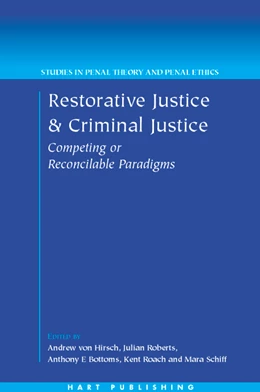Abbildung von von Hirsch / Roberts | Restorative Justice and Criminal Justice | 1. Auflage | 2003 | beck-shop.de