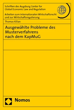 Abbildung von Kilian | Ausgewählte Probleme des Musterverfahrens nach dem KapMuG | 1. Auflage | 2007 | 13 | beck-shop.de