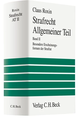 Abbildung von Roxin | Strafrecht Allgemeiner Teil Bd. 2: Besondere Erscheinungsformen der Straftat | 1. Auflage | 2003 | beck-shop.de