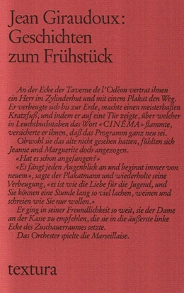 Abbildung von Giraudoux, Jean | Geschichten zum Frühstück | 1. Auflage | 2005 | beck-shop.de