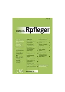 Abbildung von Der Deutsche Rechtspfleger – Rpfleger | 126. Auflage | 2025 | beck-shop.de