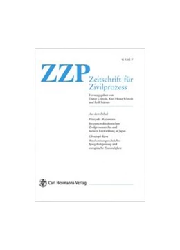 Abbildung von Zeitschrift für Zivilprozess • ZZP | 131. Auflage | 2025 | beck-shop.de