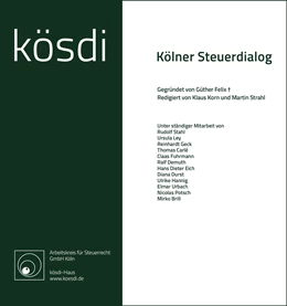 Abbildung von KÖSDI - Kölner Steuerdialog | 2. Auflage | 2025 | beck-shop.de