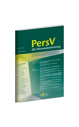 Abbildung von Die Personalvertretung • PersV | 61. Auflage | 2025 | beck-shop.de