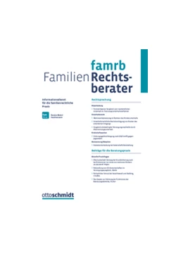 Abbildung von Der Familien-Rechtsberater - FamRB | 1. Auflage | 2025 | beck-shop.de