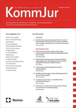 Abbildung von Kommunaljurist • KommJur | 15. Auflage | 2025 | beck-shop.de