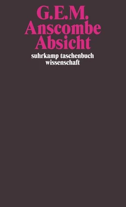 Abbildung von Anscombe | Absicht | 2. Auflage | 2010 | beck-shop.de
