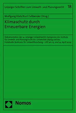 Abbildung von Köck / Faßbender | Klimaschutz durch Erneuerbare Energien | 1. Auflage | 2011 | 18 | beck-shop.de