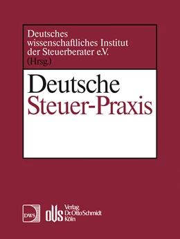 Abbildung von Schwenker | Deutsche Steuerpraxis – DStP • Apartwerk | 1. Auflage | | beck-shop.de