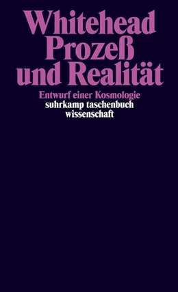 Abbildung von Whitehead | Prozeß und Realität | 9. Auflage | 1987 | beck-shop.de