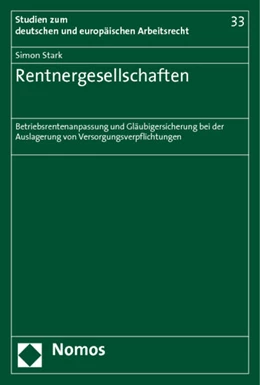 Abbildung von Stark | Rentnergesellschaften | 1. Auflage | 2011 | beck-shop.de