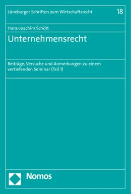 Abbildung von Schött | Unternehmensrecht | 1. Auflage | 2011 | 18 | beck-shop.de