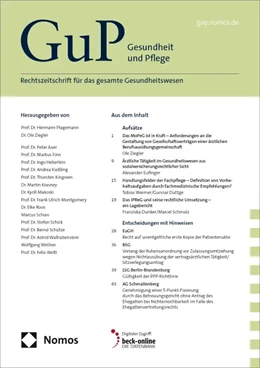 Abbildung von Gesundheit und Pflege • GuP | 8. Auflage | 2025 | beck-shop.de