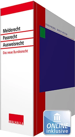 Abbildung von Melderecht, Passrecht, Ausweisrecht - MPA • mit Aktualisierungsservice | 1. Auflage | 2024 | beck-shop.de