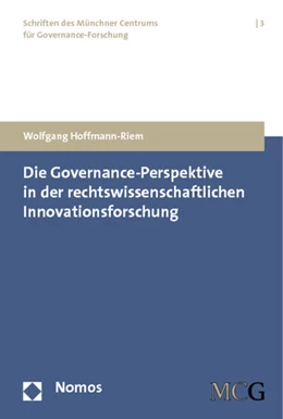 Abbildung von Hoffmann-Riem | Die Governance-Perspektive in der rechtswissenschaftlichen Innovationsforschung | 1. Auflage | 2011 | 3 | beck-shop.de