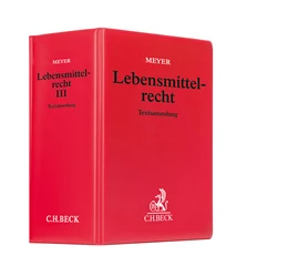 Abbildung von Meyer | Lebensmittelrecht Hauptordner III 86 mm • 1 Ersatzordner (leer) | 1. Auflage | | beck-shop.de