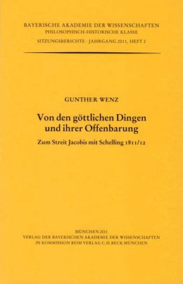 Abbildung von Wenz, Gunther | Von den göttlichen Dingen und ihrer Offenbarung | 1. Auflage | 2011 | Heft 2011/2 | beck-shop.de