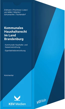 Abbildung von Erdmann / Tischendorf | Kommunales Haushaltsrecht im Land Brandenburg | 1. Auflage | 2025 | beck-shop.de