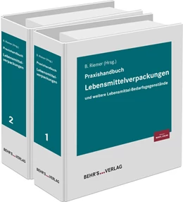 Abbildung von Riemer | Praxishandbuch Lebensmittel-Verpackungen | 1. Auflage | 2024 | beck-shop.de