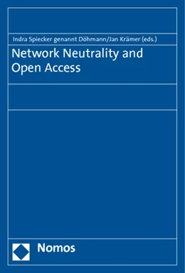 Abbildung von Spiecker genannt Döhmann / Krämer | Network Neutrality and Open Access | 1. Auflage | 2011 | beck-shop.de