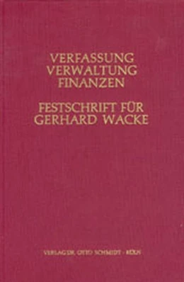 Abbildung von Vogel / Tipke | Verfassung - Verwaltung - Finanzen | 1. Auflage | 1972 | beck-shop.de