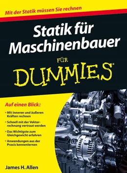 Abbildung von Allen | Statik für Maschinenbauer für Dummies | 1. Auflage | 2012 | beck-shop.de