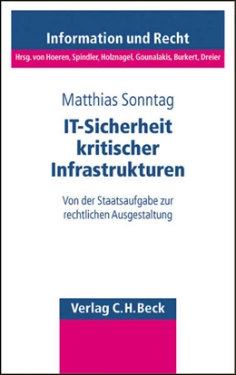 Abbildung von Sonntag | IT-Sicherheit kritischer Infrastrukturen | 1. Auflage | 2005 | Band 48 | beck-shop.de