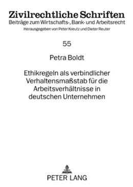 Abbildung von Boldt | Ethikregeln als verbindlicher Verhaltensmaßstab fuer die Arbeitsverhältnisse in deutschen Unternehmen | 1. Auflage | 2008 | beck-shop.de