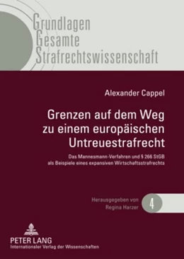 Abbildung von Cappel | Grenzen auf dem Weg zu einem europäischen Untreuestrafrecht | 1. Auflage | 2009 | 4 | beck-shop.de