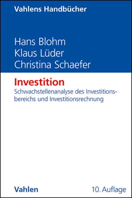 Abbildung von Blohm / Lüder | Investition | 10. Auflage | 2012 | beck-shop.de