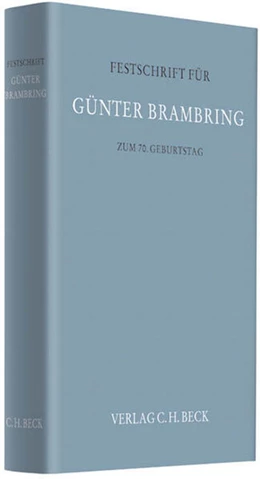 Abbildung von Festschrift für Günter Brambring zum 70. Geburtstag | 1. Auflage | 2011 | beck-shop.de