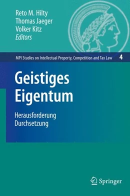 Abbildung von Hilty / Jaeger | Geistiges Eigentum | 1. Auflage | 2008 | beck-shop.de