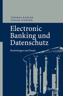Abbildung von Kahler / Werner | Electronic Banking und Datenschutz | 1. Auflage | 2008 | beck-shop.de