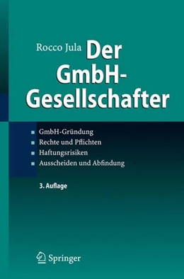 Abbildung von Jula | Der GmbH-Gesellschafter | 3. Auflage | 2009 | beck-shop.de