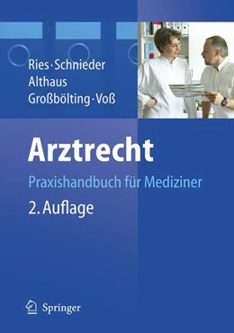 Abbildung von Ries / Schnieder | Arztrecht | 2. Auflage | 2007 | beck-shop.de