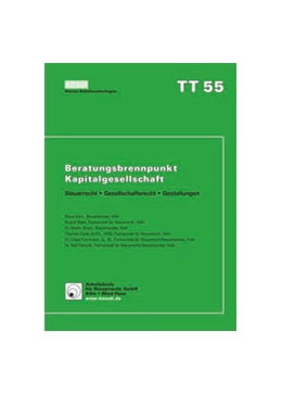 Abbildung von Korn / Stahl | Beratungsbrennpunkt Kapitalgesellschaft | 1. Auflage | 2009 | TT 55 | beck-shop.de