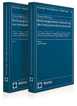 Abbildung von Pfeiffer | Rechtsvergleichende Untersuchung des Verbraucherinformationsrechts | 1. Auflage | 2013 | 11 | beck-shop.de