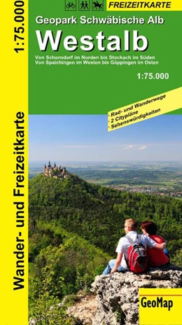 Abbildung von Geopark Schwäbische Alb 1 : 75 000 Wanderkarte | 2. Auflage | 2015 | beck-shop.de