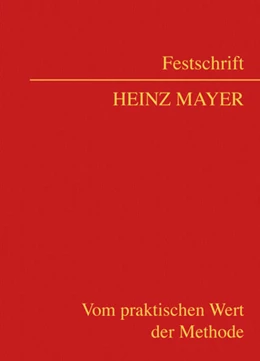 Abbildung von Jabloner / Kucsko-Stadlmayer | Festschrift Heinz Mayer | 1. Auflage | 2011 | beck-shop.de