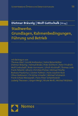 Abbildung von Bräunig / Gottschalk | Stadtwerke. Grundlagen, Rahmenbedingungen, Führung und Betrieb | 1. Auflage | 2012 | 56 | beck-shop.de