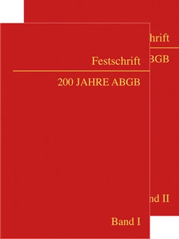 Abbildung von Fischer-Czermak / Hopf | Festschrift 200 Jahre ABGB | 1. Auflage | 2011 | beck-shop.de