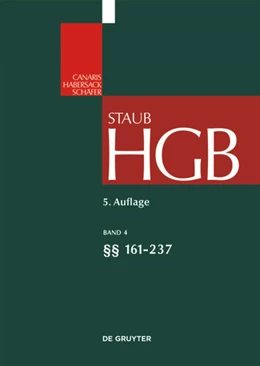 Abbildung von Casper / Harbarth | §§ 161-237 | 5. Auflage | 2014 | beck-shop.de