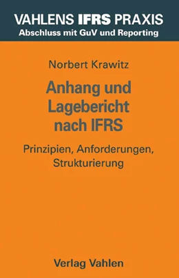 Abbildung von Krawitz | Anhang und Lagebericht nach IFRS | 1. Auflage | 2005 | beck-shop.de