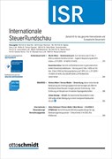 Cover ISR - Internationale Steuer-Rundschau