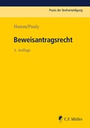 Cover Beweisantragsrecht