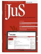 Cover JuS • Juristische Schulung