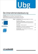 Cover Ubg - Unternehmensbesteuerung