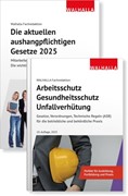 Cover Kombi-Paket Die aktuellen aushangpflichtigen Gesetze 2026 + Arbeitsschutz, Gesundheitsschutz, Unfallverhütung 2026 • Set