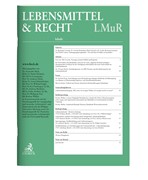 Cover LMuR • Lebensmittel & Recht